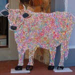 "Moo'nshine" the metal cow at the Artifacts Gallery in Florence, Alabama --- ALABAMA METAL ART